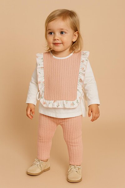 Baby Girl Custom Design Knitted Knitted Knitwear 3pcs Set 3-6-9-12-18-24months