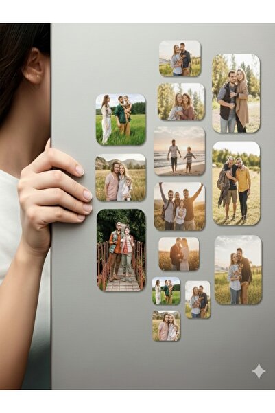 Genel Markalar Tomrish shop Kişiye Özel Fotoğraf Seti – Buzdolabı Magneti 24’li