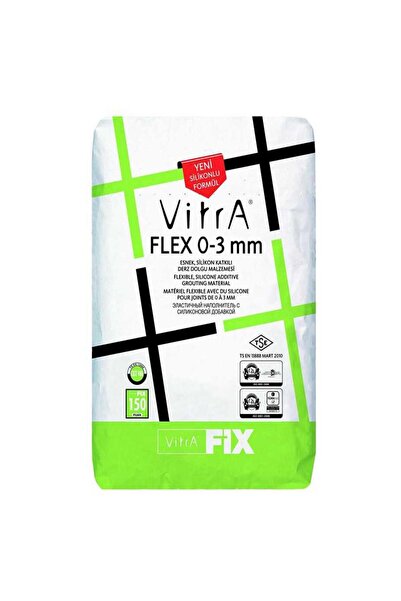 VitrA Vitrafix Flex 0-3 mm Beyaz Yosun Gri 5 Kg F24303105