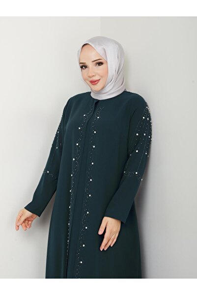 ESLEMNUR Rochie de maternitate de lungime întreagă cu pelerină de mărime mare