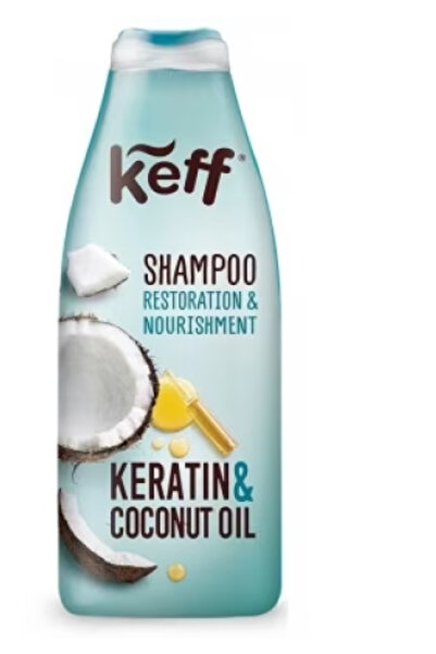 keff Șampon, Keff, Keratină și Ulei de Nucă de Cocos, pentru restaurarea și p...