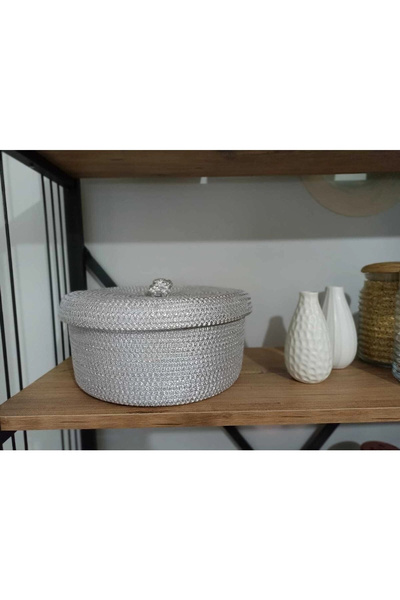 epncollection صندوق تخزين متعدد الأغراض من حبل الجوت