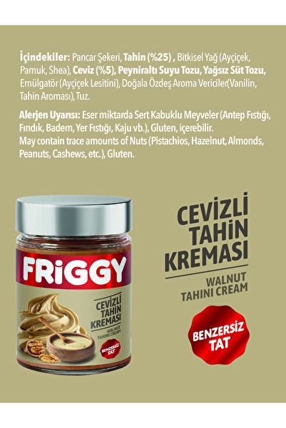 FRİGGY Cevizli Tahin Kreması 320GR