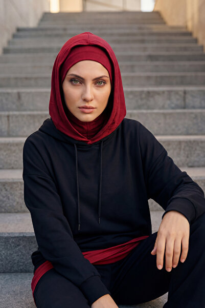 Aisha's Design بونيه نسائي جاهز من القطن الممشط مع غطاء للرأس وميزة الإخفاء، ...