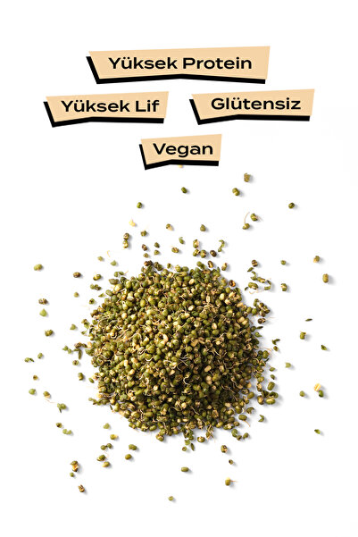 THE GOOD WİLD Filizlendirilmiş Maş Fasulyesi | Glutensiz Kuru Bakliyat | Vegan | Glutensiz Ürünler | 175 Gr