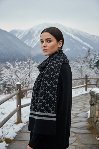 Onur مجموعة جديدة من المنسوجات المزخرفة - متجر أزياء وشاح الكتف الشتوي على الوجهين