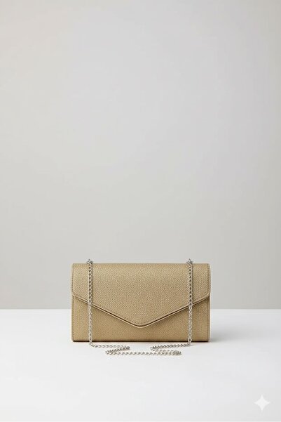 ZİVORA Γυναικεία τσάντα ώμου φακελάκι σε ασημί μαύρο χρώμα