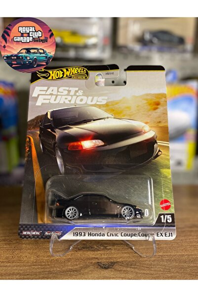 HOT WHEELS Premium Fast & Furious Honda Civic Coupe EX EJ1