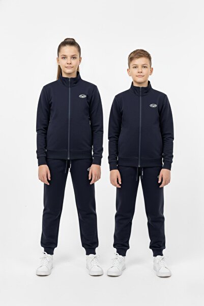 NEWKİDS Set de trening unisex pentru copii cu buzunar cu fermoar