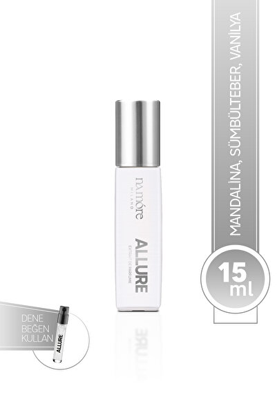 NA MORE Milano ALLURE Extrait Parfüm | Unisex | Yüksek Esans %33 | Kalıcı – Mandalina Sümbülteber Vanilya | 15 ml
