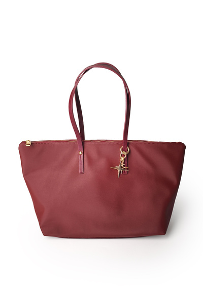 Ecrou T-3010 Large Case Parachute Fabric Bag Burgundy