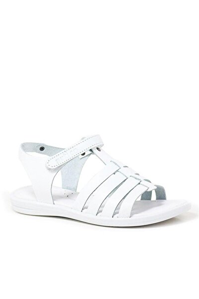 Artico Bellini Alb piele naturală Vaketa Sandale pentru fete