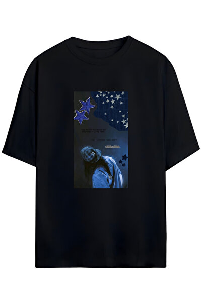 Pandorica's Tricou unisex din bumbac cu design Billie Eilish