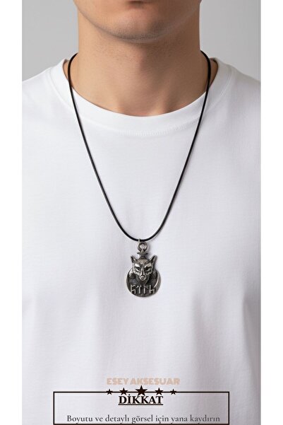 Esey Dizayn Göktürk Türk Kurt Kolye
