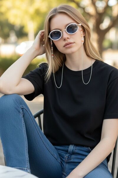 LiKESUN Handmade Natural Stone Women's Numbered and Sunglasses Cord Strap