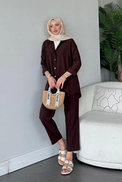 Şulemoda Giyim Brown Umay Suit Set
