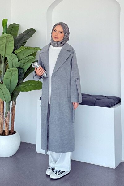 Şulemoda Giyim Zenom Coat Gray
