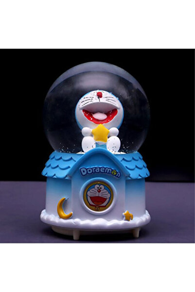 keyfim shop Doraemon Tasarımlı Orta Boy Kar Küresi