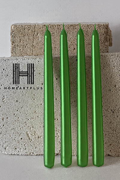 a&p Samdan Yılbaşı Yeşil Renk Kaplama Gövde 1. Kalite Mum