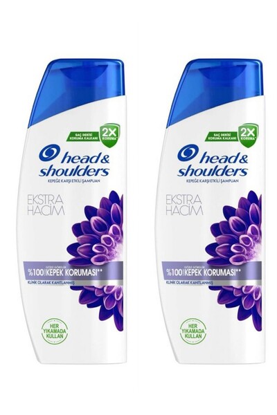 Head & Shoulders Extra Hacim Şampuan X 2