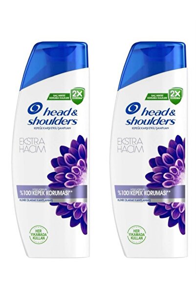 Head & Shoulders شامبو إضافي للحجم × 2 قطعة