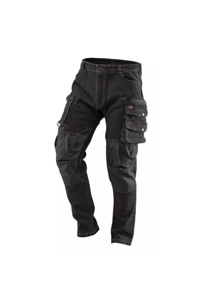 NEO Pantaloni de lucru tip blugi, NEO, model Denim, negru, marimea S/48