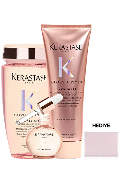 Kerastase Gloss Absolu Elektriklenme Karşıtı Saç Bakım Seti - Bain & Fondant ...
