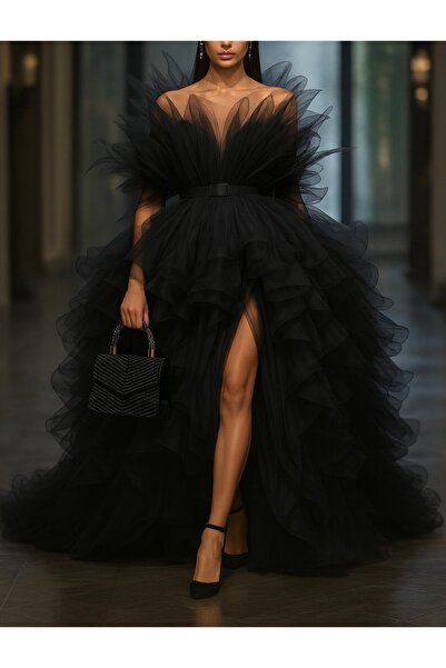 NAZART Women's Stone Black Evening Dress Clutch Chain Strap Handheld Wedding Engagement Evening Bag