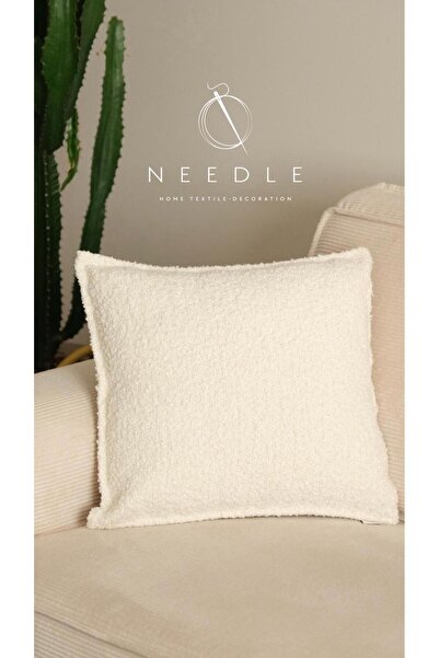 needle home textile .decoration TEDDY EKRU KIRLENT KILIFI