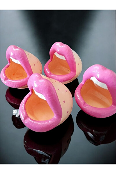 BOHEM PeSaPe DeCoR Dudak Ashtray & أزرق بلون الكوبالت i