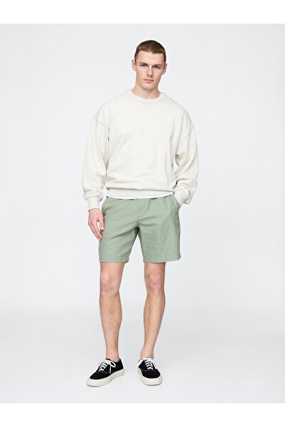 GAP Erkek Yeşil Keten Şort
