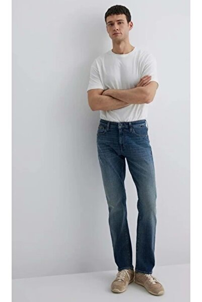 Mavi M0037889634 Martin Mocha Blue Ultra Move Jean Pants Men's Jeans Denim Tr...