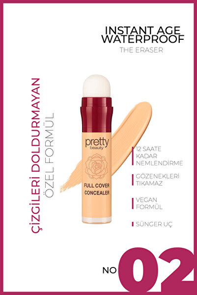 GXMPRO Kapatıcı İnstant Age Waterproof The Eraser Kapatıcı - Çok Amaçlı Kapatıcı