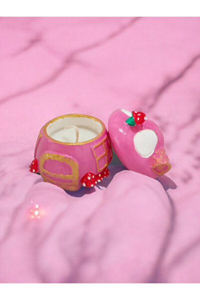 BOHEM PeSaPe CanDleS Soyawax Mantar Ev Mum Çilek kokulu