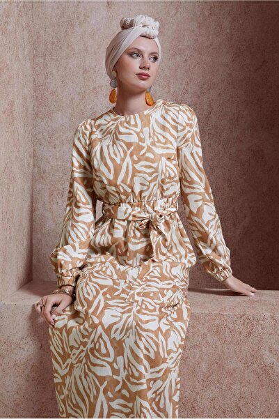 Alvina Φόρεμα Hijab - Με Ζώνη, Μοντέλο 44669