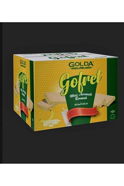 GOLDA Muz Aromalı Kremalı Gofret