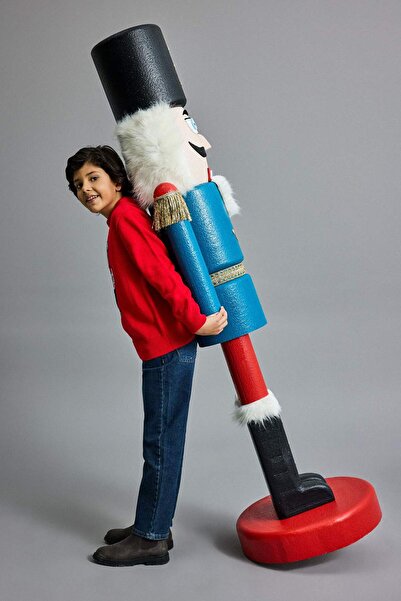 DeFacto بنطلون جينز للأولاد ذو قصة مستقيمة وساق مستقيمة باللون الأزرق F0455A8...