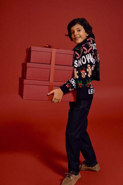 DeFacto Gerade geschnittene Jeans mit geradem Bein und Fleecefutter für Jungen, F4296A825WN