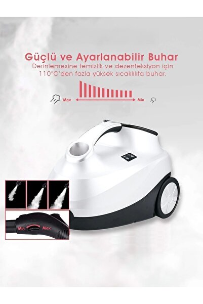 PiranTech CB-107C Çok Fonksiyonlu Buharlı Temizlik Makinası - Buharlı Temizleyici