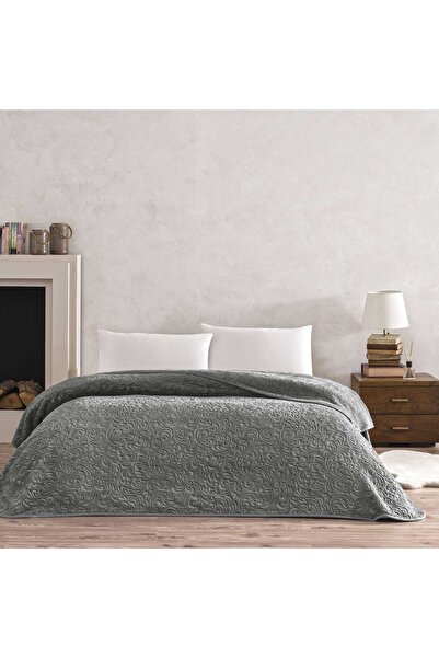 Taç Doressa Double Blanket Anthracite