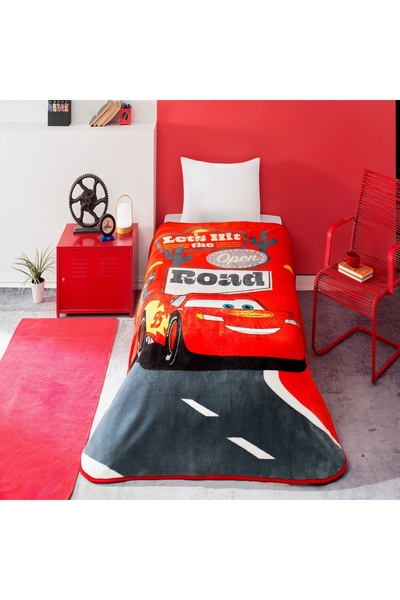 Taç Κουβέρτα μονής με άδεια Disney Cars Road