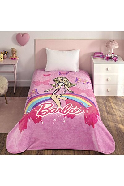 Taç Licensed Barbie Sun Tek Kişilik Blanket