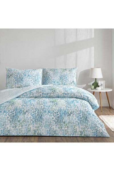 Taç Taç Arwen Ranforce Çift Kişilik Nevresim Takımı Mavi