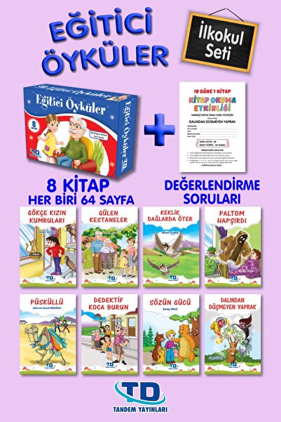 Tandem Yayınları EĞİTİCİ ÖYKÜLER DİZİSİ KUTULU ( 8 KİTAP )