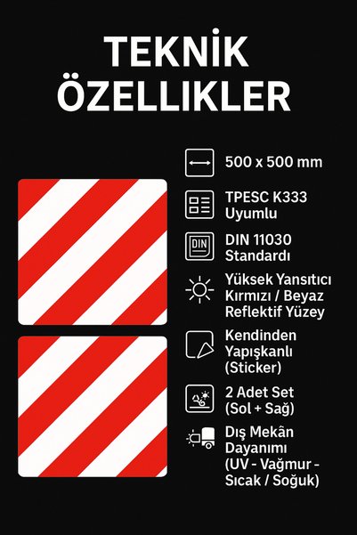 opersan Working Machinery-Lowbed Warning Sign- 500X500 mm Tpesc and Din Compliant Warning Warning Label / Adhesive