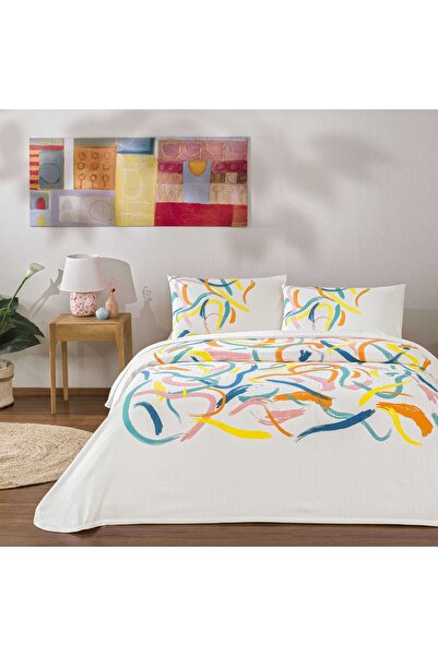 Taç Orange Zest Double Pique Set Crown Printed