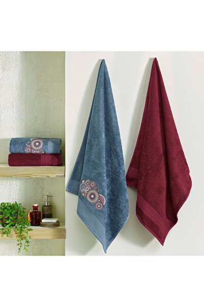 Taç Σετ μπάνιου South Soft Bamboo Claret Red