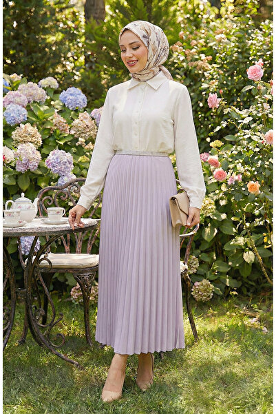 sefamerve Plissee-Rock 0027-07 Flieder