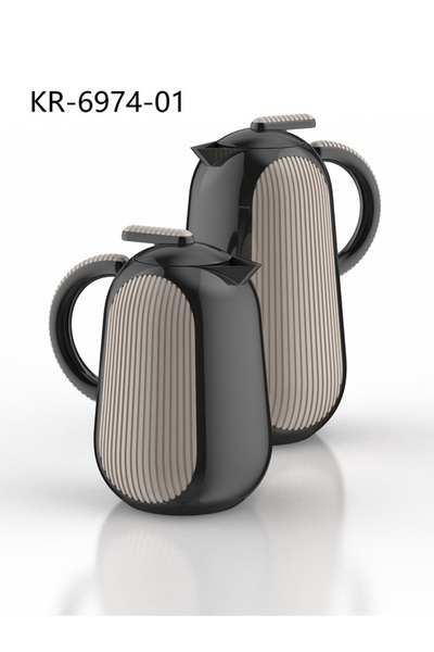Kroos طقم ترامس قهوة و شاي لتر و نص لتر KR-6974-01