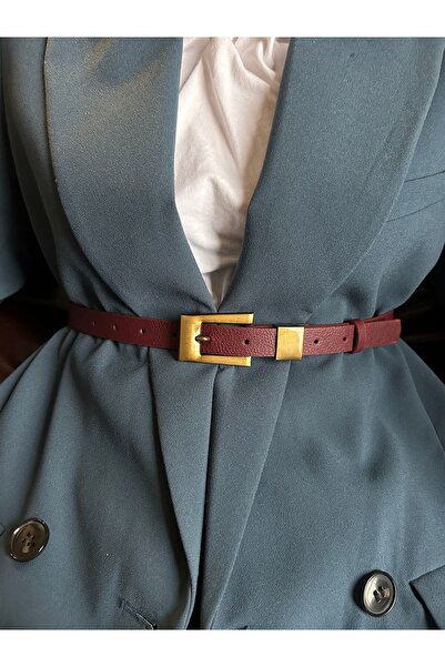 LİA KEMER Lava Classic Pattern Curea antică pentru femei, cu cataramă, curea ...